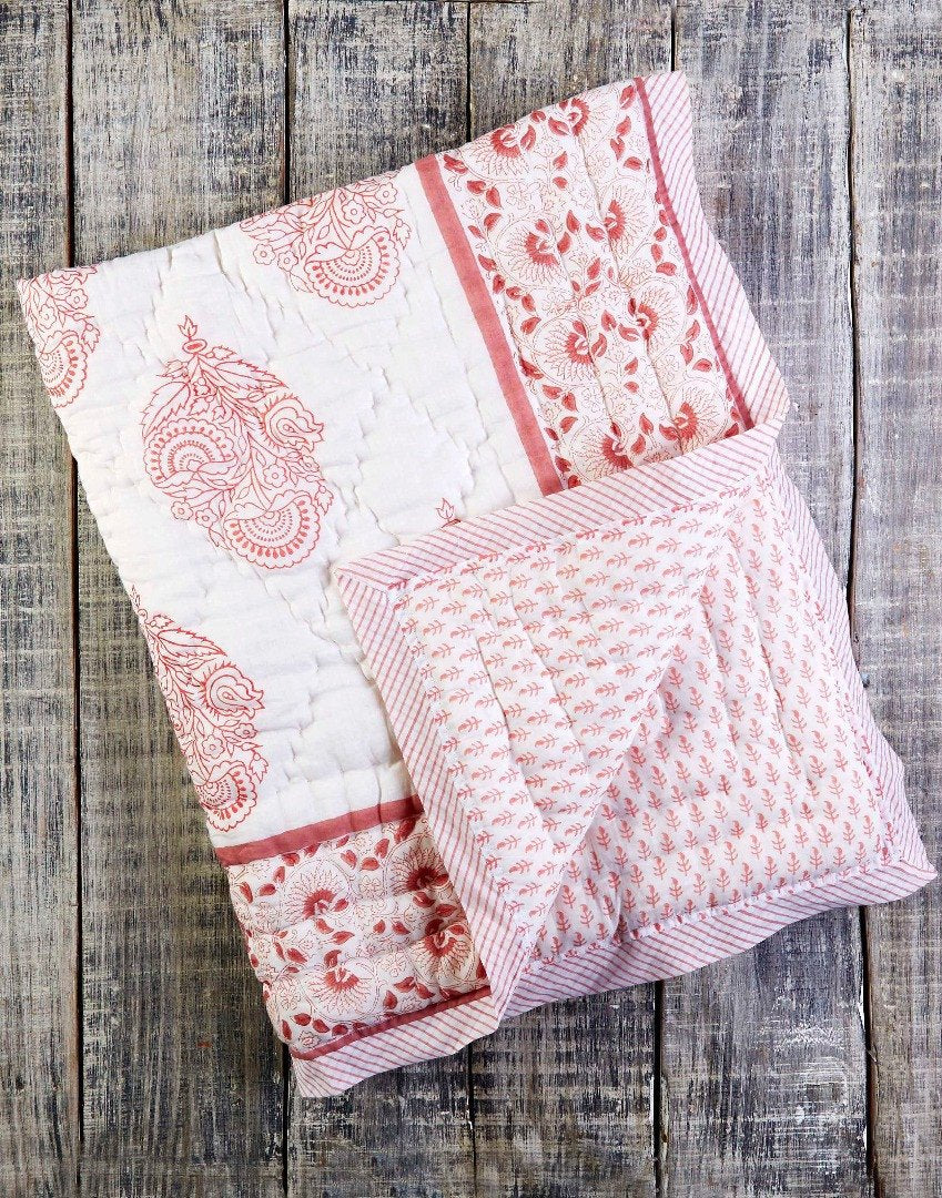 Pink City Cotton Quilt